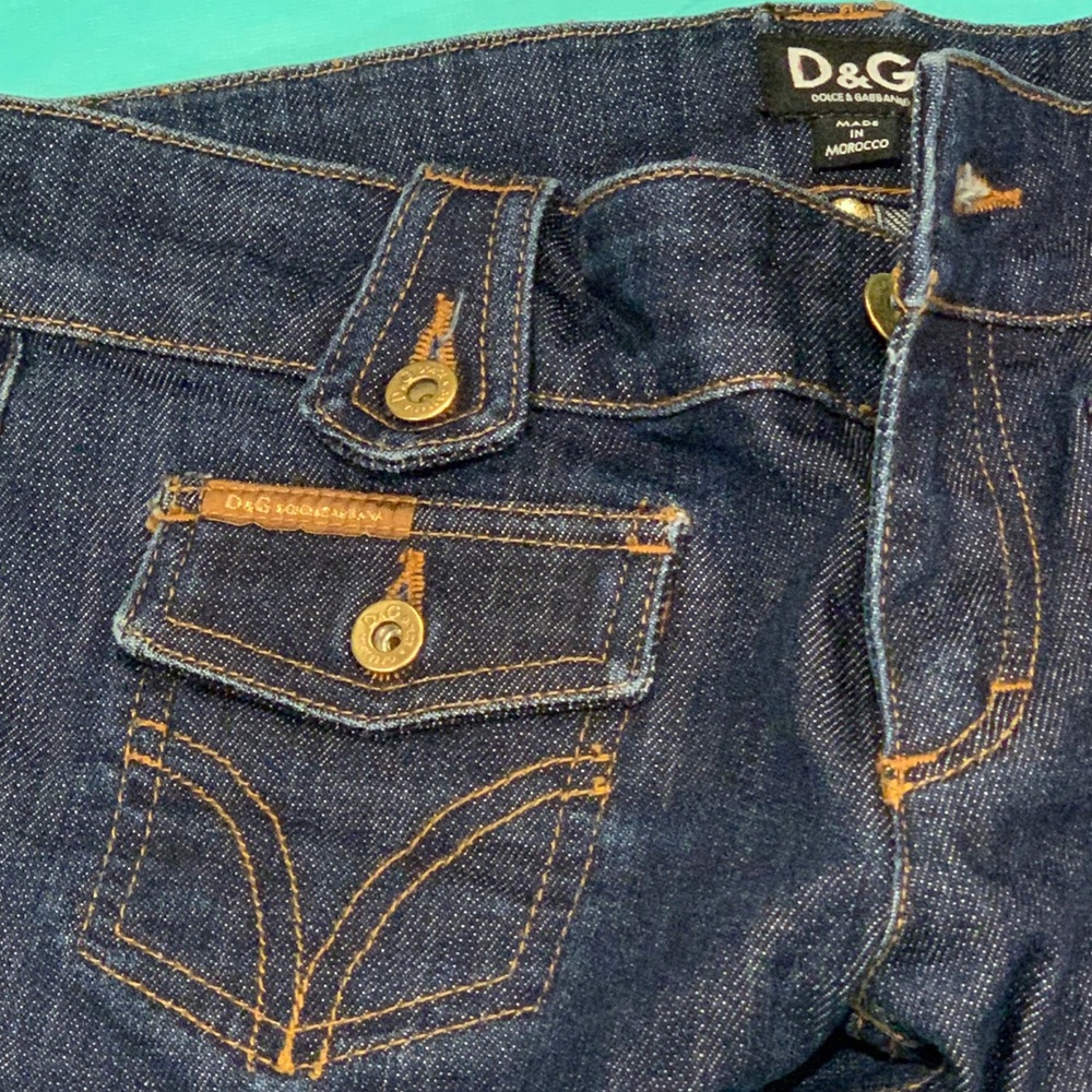 💋💋Dolce & Gabbana💋💋 Low Rise Bell Bottom Denim - Picture 2 of 9